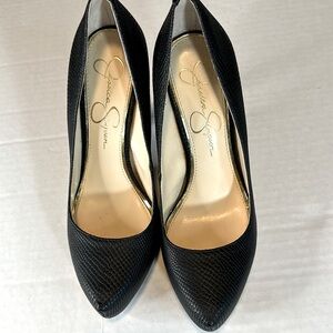 Jessica Simpson Black High Heels